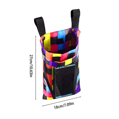 Detachable Front Bicycle Storage Bag – Large Capacity Handlebar Basket with Mobile Phone Pocket