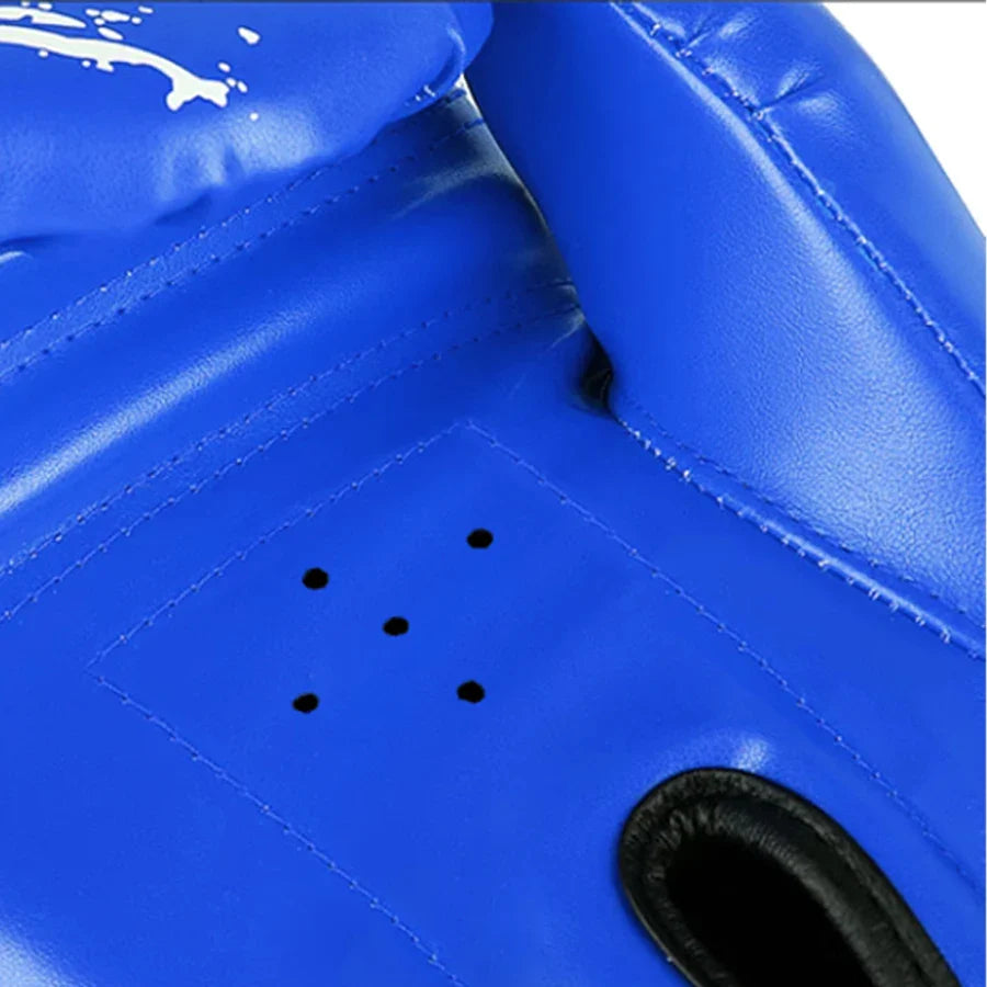 Adult Boxing Gloves - Comfortable Adjustable Punching & Sparring Mitts for Men - Black, Red, Blue Hand Protector