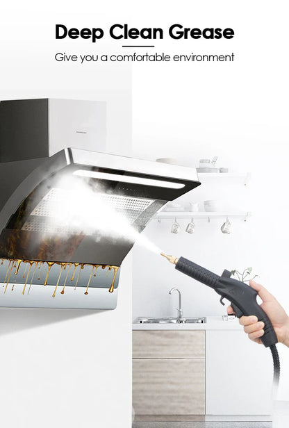 3000W Handheld Steam Cleaner – High-Pressure & High-Temperature Alkaline Disinfection for Kitchen, Car, and Air Conditioning