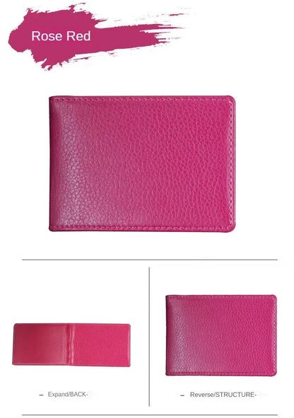 PU Leather Driver License Holder — Car Document Wallet for ID, Pass, Certificate, and Card Storage