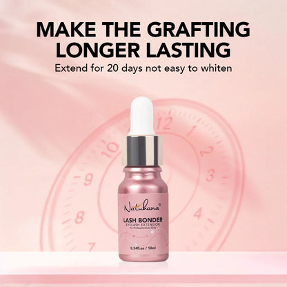 NATUHANA Lash Bonder – Waterproof, Oil-Proof Eyelash Extension Sealant with Long-Lasting Retention and Glue Accelerator