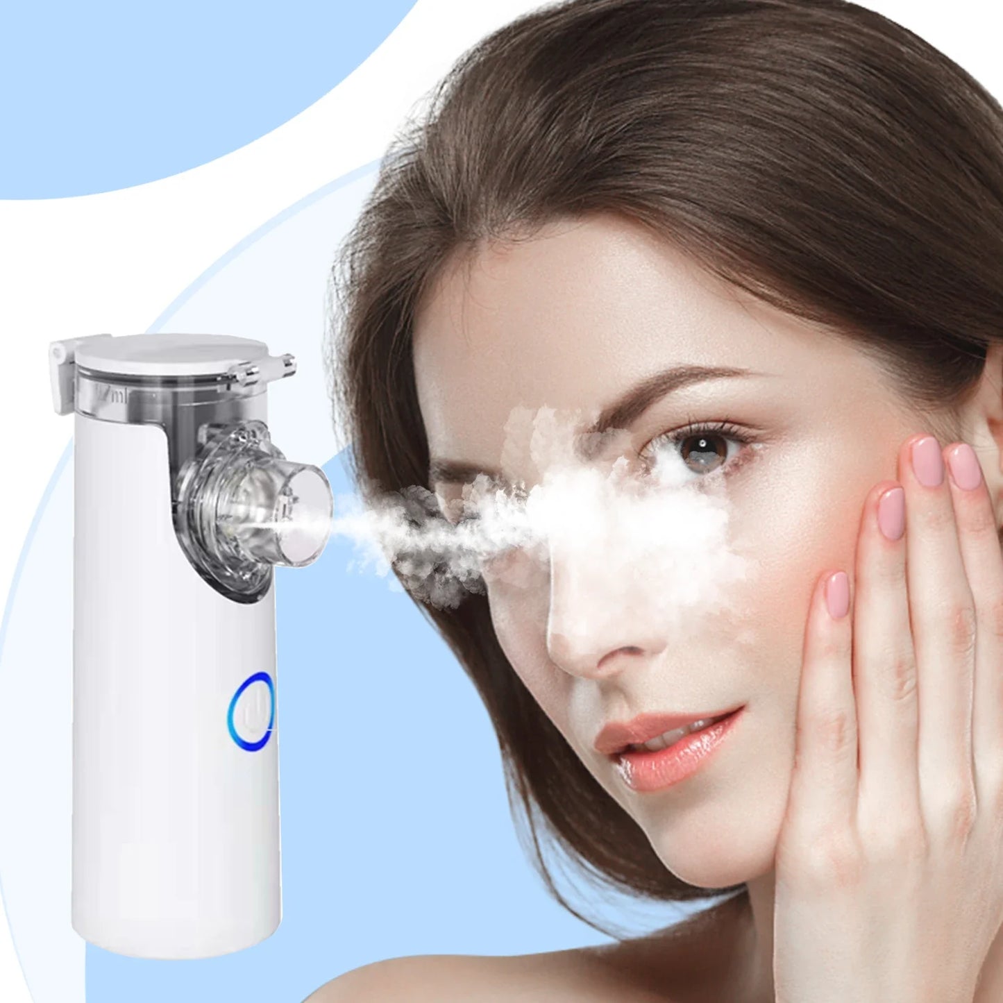 Revitalize 2-in-1 Facial Steamer & Humidifier | Nano Ion Mist for Skin & Air Moisturizing with Water Tank
