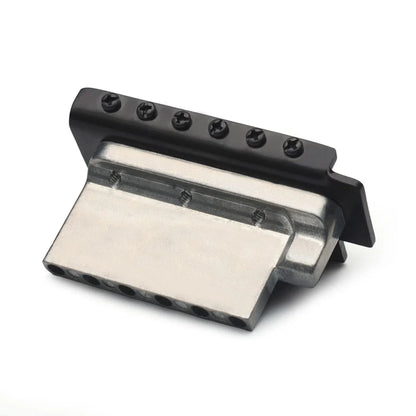 Miwayer 52.5mm Guitar Tremolo Bridge — Vintage Steel Saddle Block Set for Fender Strat & Squier Electric Guitars, Chrome