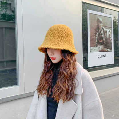 Anime K-Pop Demon Hunters Zoey Cosplay Hat – Unisex Retro Fisherman Cap, Yellow Warm Autumn Winter Halloween Accessory