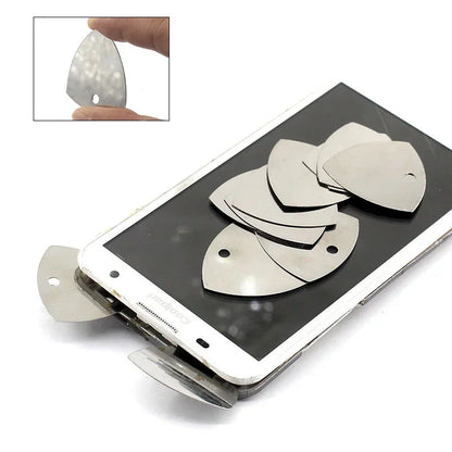 10/20/50PCS Metal Phone Opening Tools – Guitar Pick Pry Openers for iPhone, iPad, Tablet & PC Disassembly Repair Kit