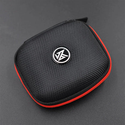 KZ Earphone Case – Portable EVA Zipper Headset Storage Box with Logo, Square Compression Organizer for Headphones