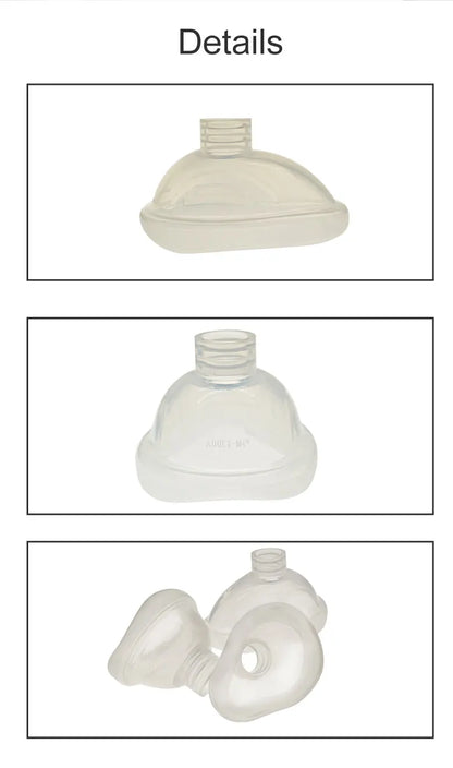 BamuCare Reusable Silicone Anesthesia Mask – First Aid Training Resuscitation Mask for Adult, Child & Infant