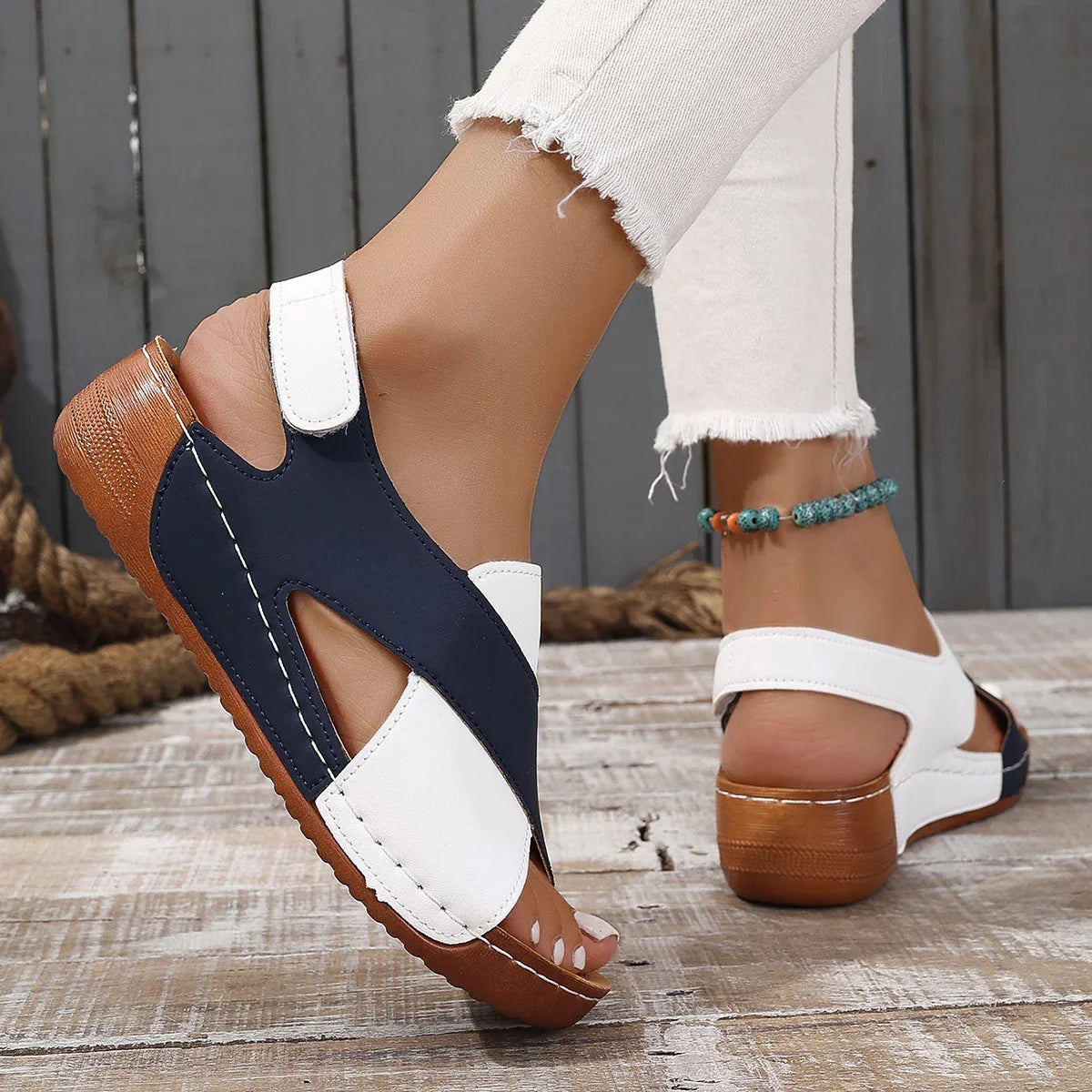 Women’s Summer Wedge Sandals – Casual Plus Size Walking Shoes & Party Footwear for Ladies