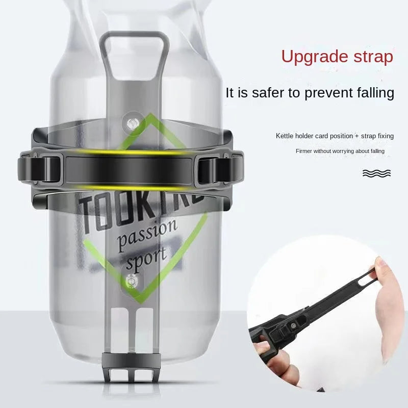 Rotatable Bike Water Bottle Cage – Adjustable Grip Multifunction Cycling Beverage Holder for Mountain, Road & Kids Bikes