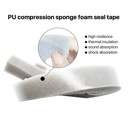 Cotton Foam Sealing Strip Adhesive – Anti-Collision, Soundproof & Windproof Door/Window Insulation Tape