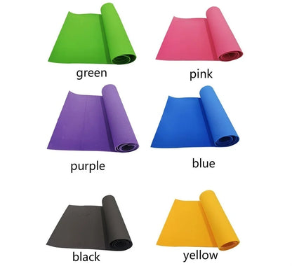 4MM Yoga Mat 173x61cm – Non-Slip, Odorless Pilates & Fitness Exercise Mat with Carry Strap