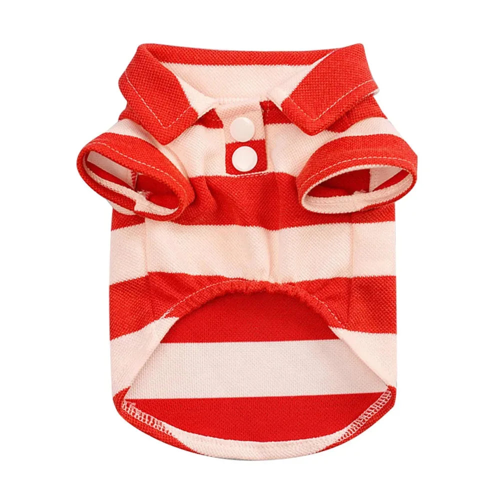 Summer Pet Dog Shirt - Casual T-Shirt Clothing for Small Large Dogs Cats Chihuahua Pug Yorkshire Outfits