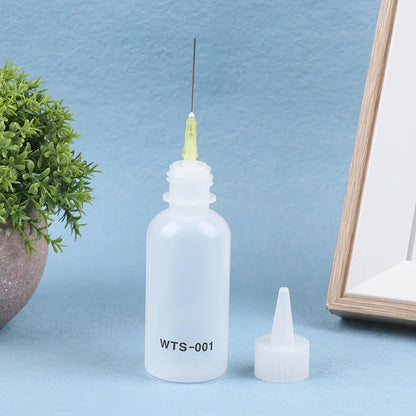50ML Plastic Alcohol Dispenser Bottle – For Rosin, Solder Flux Paste, PCB Cleaning & Phone Welding Repair Tools
