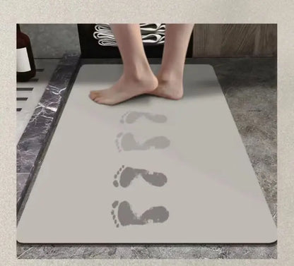 Cartoon Diatomaceous Mud Bathroom Mat – Soft, Absorbent Floor Rug for Toilet, Sink & Bedroom
