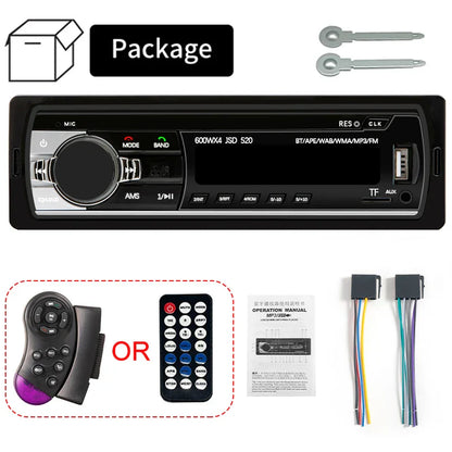 1 Din Car Stereo Player: Digital Bluetooth MP3 Player with FM Radio and USB/SD Input