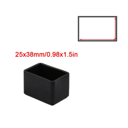 Square Silicone Chair Leg Caps – Non-Slip Furniture Foot Covers for Table & Chair Legs, Floor Protector Pads, Dust & Scratch Guards for Home Furniture Stability