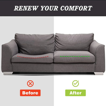 High-Density Foam Curve Cushion – 50x50x5cm Support Cushion for Sofa Sag Repair, 1/2/3pcs Replacement for Couch & Chair