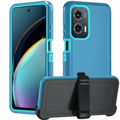 Ott Defender Series Case for Moto G – Anti-Drop Cover with Box & Clip for Stylus, Power, Play 4/5G (2023-2025), G04/24/13/23, E13/20/30/40