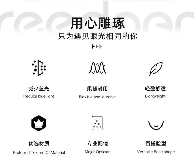 Wide Frame Reading Glasses for Men & Women – Thick Blue Light Blocking Eyewear for Elderly, High-Grade Genuine