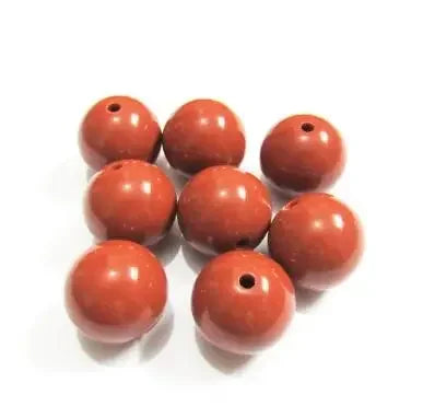 Acrylic Chunky Round Beads - 6mm to 20mm Solid Bubblegum Beads for DIY Handmade Jewelry & Craft Making