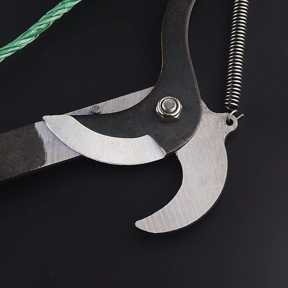High-Altitude Extendable Lopper & Pruning Saw | Rope-Assisted Tree Branch Cutter for Fruit Trees | Garden Trimmer Tool