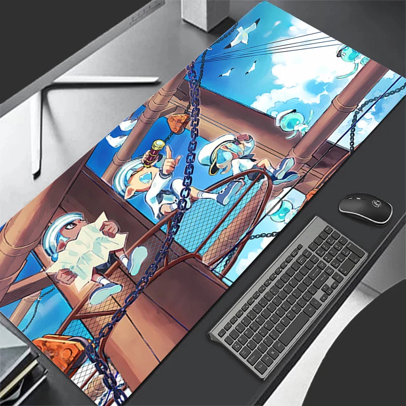 XXL Anime Gaming Mouse Pad – Extended 900x400 Keyboard Rug for PC, Laptop, Pokémon Desk Mat, Best Gift Idea