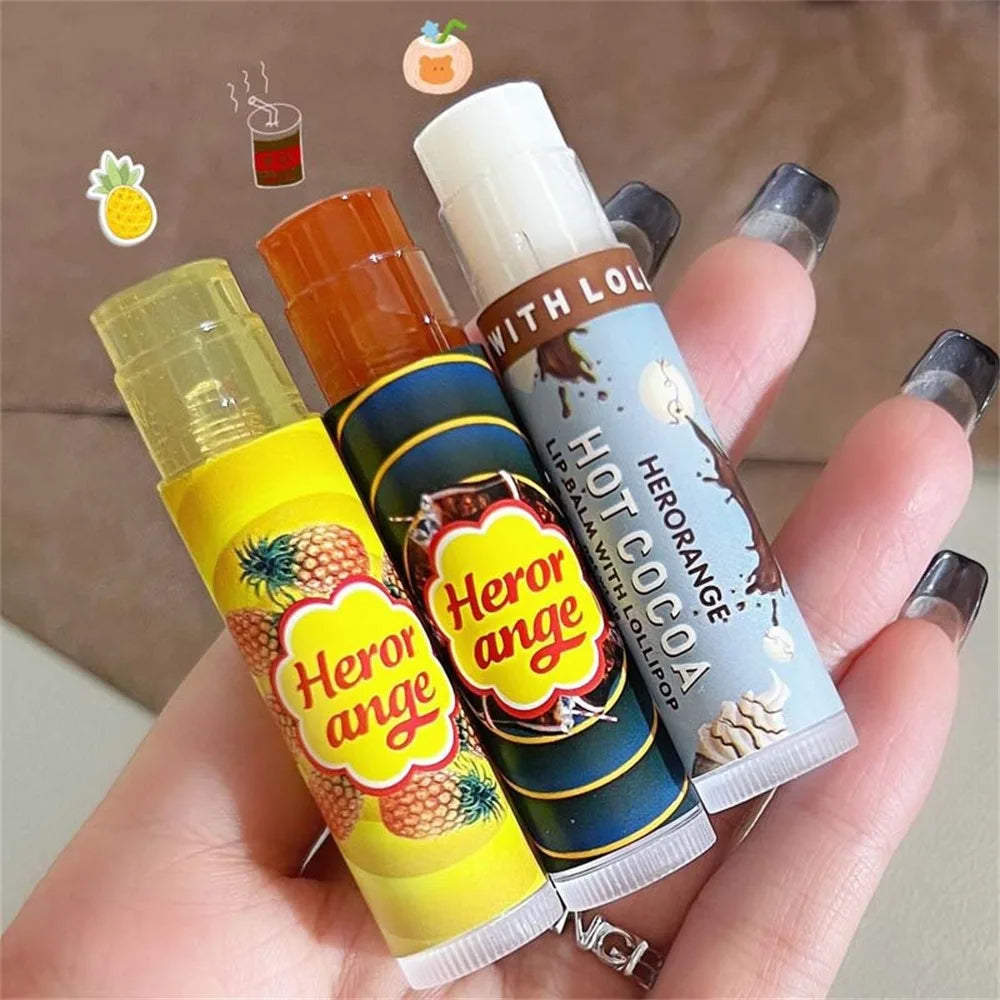Moisturizing Fruit Lip Balm: Long-Lasting Lip Care to Nourish, Hydrate, and Reduce Lip Lines - Anti-Aging Formula