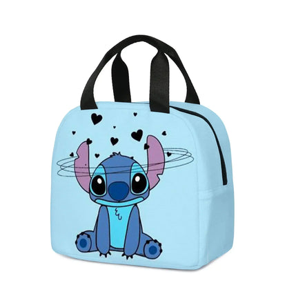 MINISO Stitch Children's Lunch Bag – Cartoon School Lunch Box Mochila, Perfect Gift for Kids