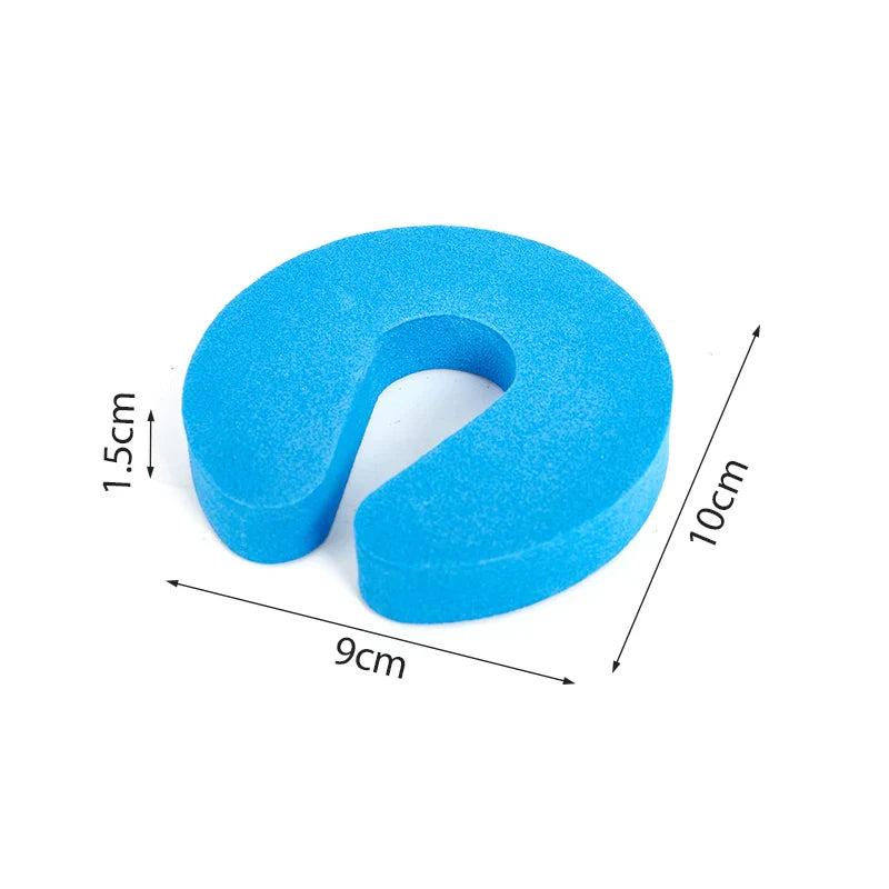 5PCS Safety Foam Door Stopper Locks - Child Protection C Shape Door Clip Finger Guard