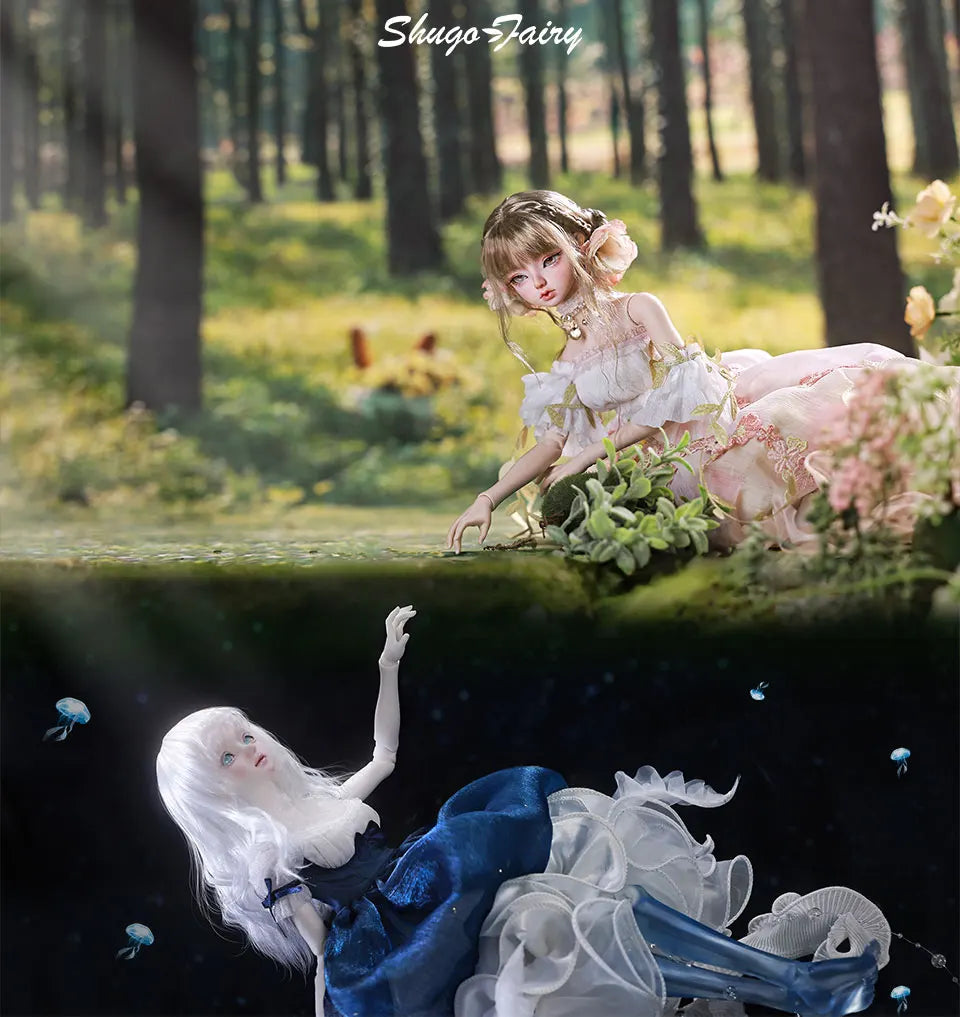 Sakina 1/4 Bariy Flower Jellyfish Resin Ball-Jointed Doll – Fullset Fantasy Art Toy Gift for Girls