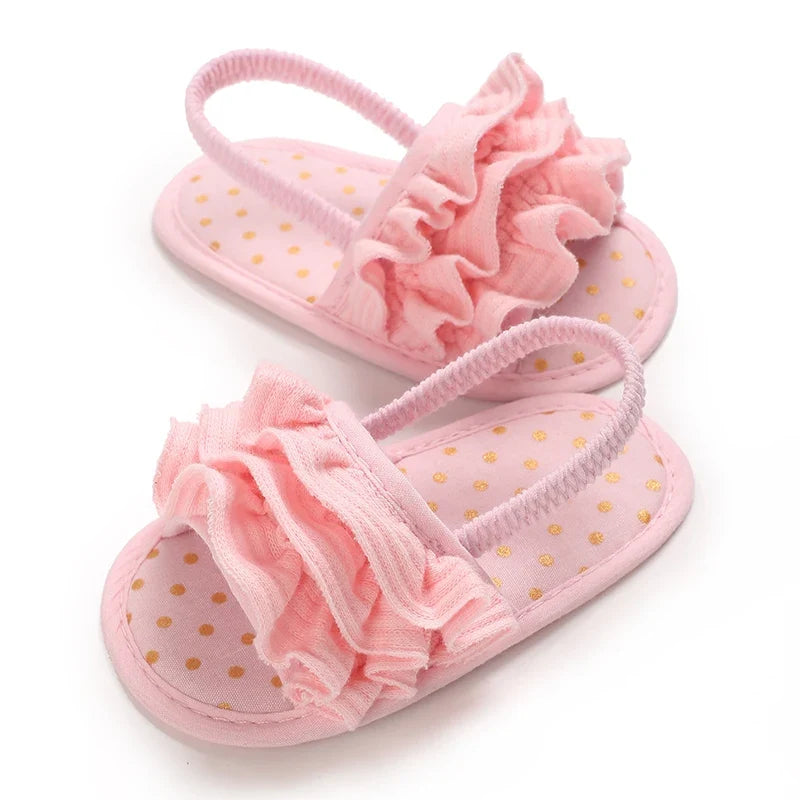 Baby Girls’ Pink Walking Shoes - Comfortable First Shoes for 0–12 Months, Spring & Autumn Footwear