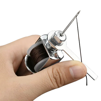 DIY Leather Sewing Awl Kit: Hand Sewing Tools with Waxed Thread - Craft Edge Stitching for Belts, Strips, Shoemaker & Canvas Repair