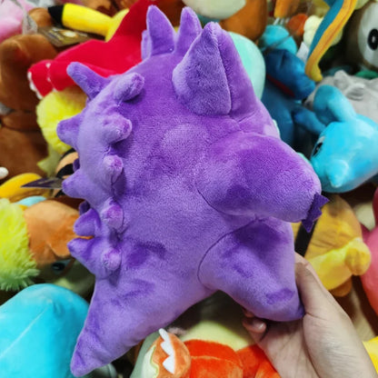 Original Pokémon Gengar Plush 24cm – Cute Pikachu Soft Stuffed Toy Doll for Kids Birthday Gift