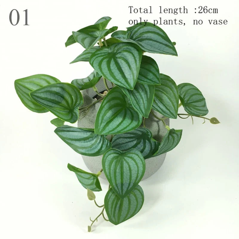 Artificial Hanging Vine Plant - Faux Greenery for Terrarium, Balcony, Garden & Home Decor