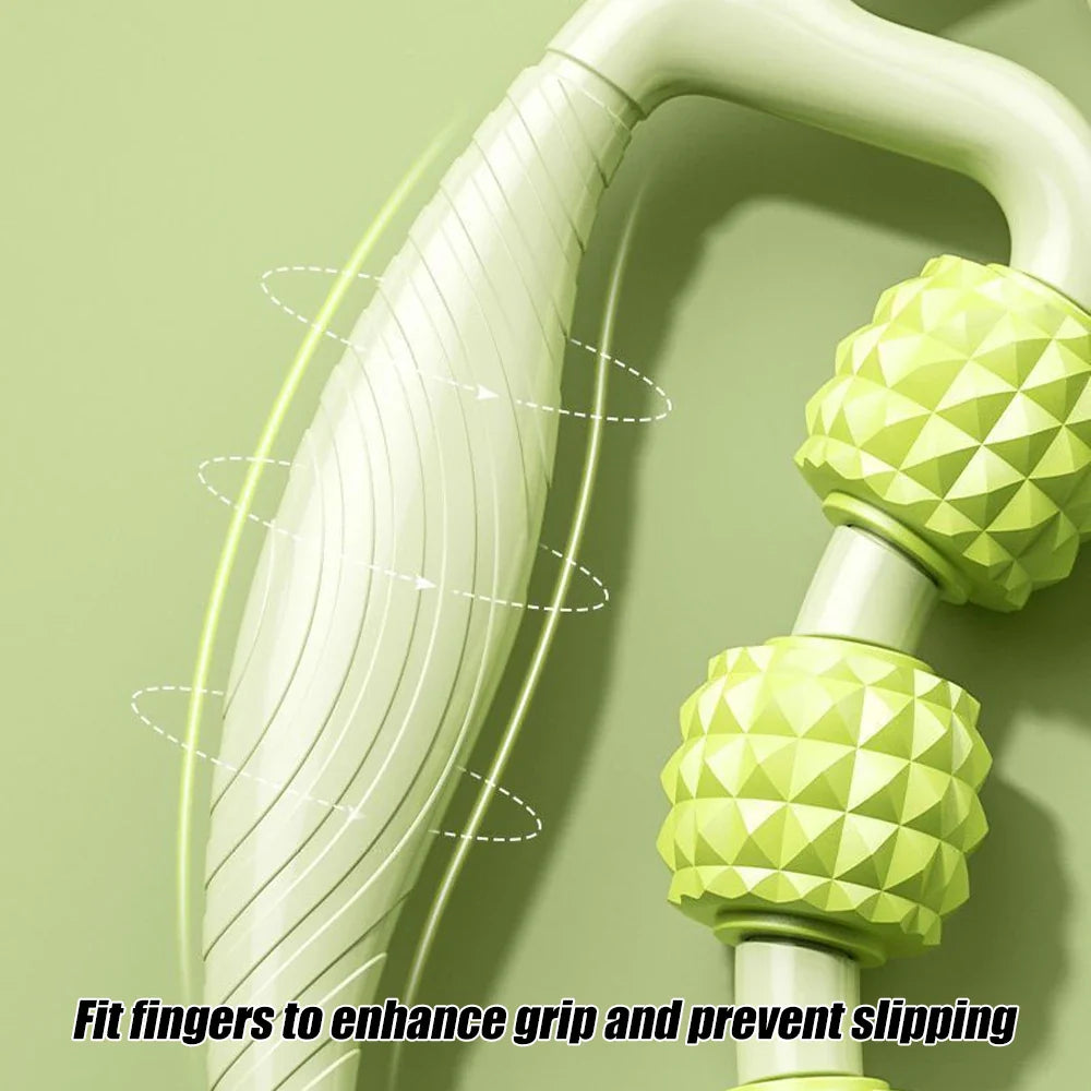 Portable Round Massager Roller – Waist, Abdominal & Leg Clip Tool for Cellulite, Stovepipe & Meridian Massage