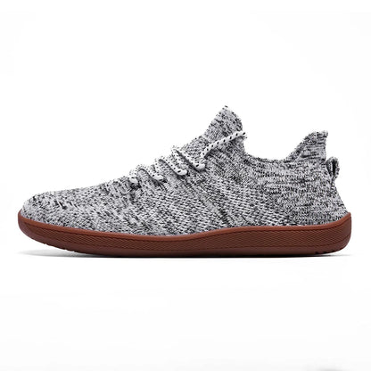 2025 Men's Wide-Toe Casual Shoes — Soft Sole Walking Sneakers, Breathable Mesh Comfortable Barefoot Shoes