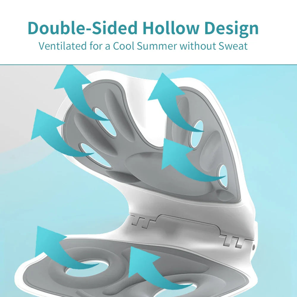 Ergonomic Waist Protection Cushion — Foldable Back Support for Pain Relief, Anti-Hunchback Posture Correction