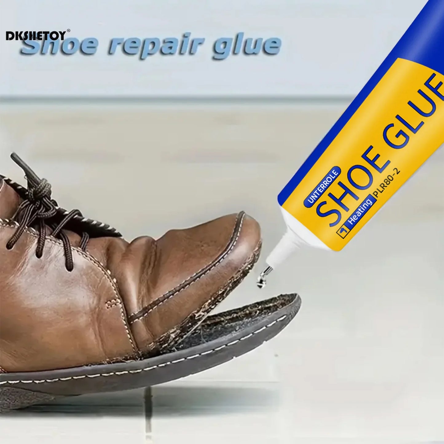 60ml Super Strong Shoe Glue, DIY Repair Adhesive, Waterproof Sneaker & Boot Sealer, Fast Leather Repair