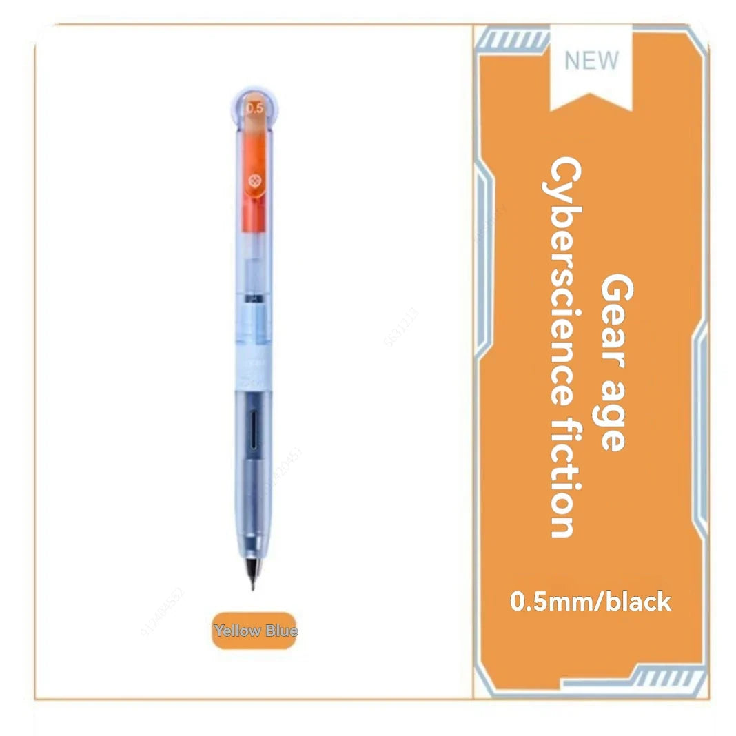 Rotating Gears Gel Pen - Cute Creative Smooth Grip Pen for School & Office