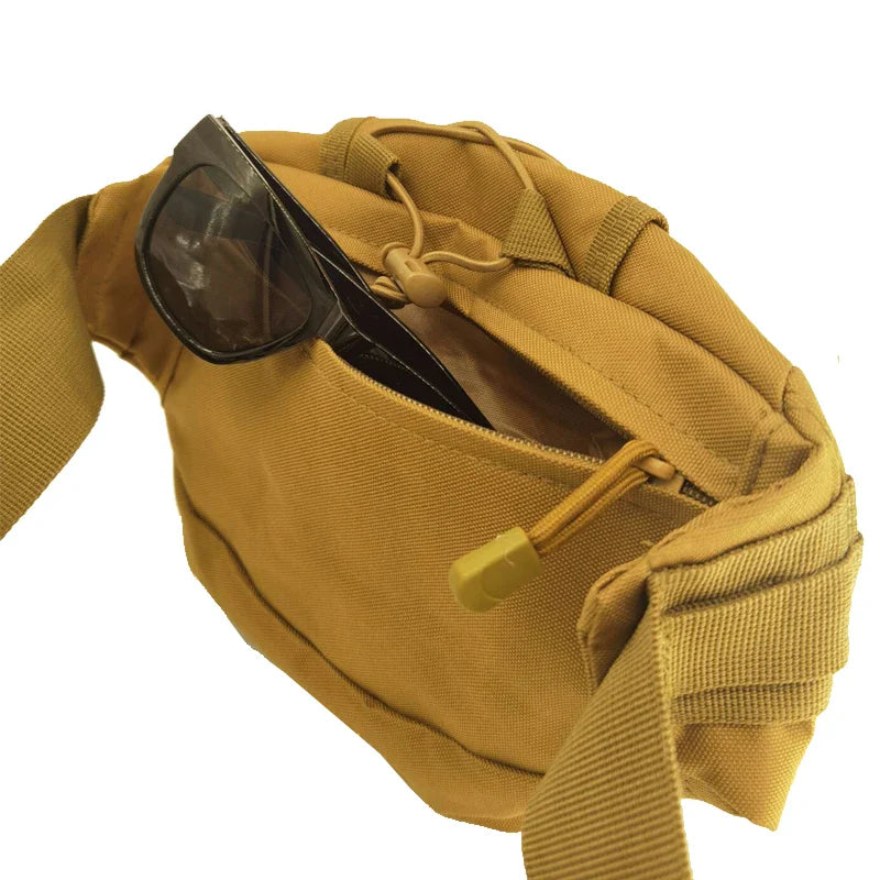 Tactical Waist Pack for Men | Military Nylon Hiking Phone Pocket | Outdoor Sport Army Molle Pack | Hunting Climbing Camping Belt Bag