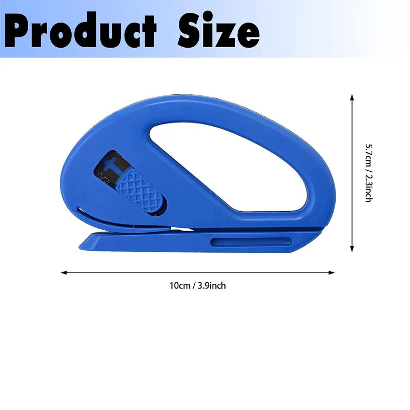 2pcs Wrapping Paper Cutter Snitty: Safety Vinyl Film Cutter Carbon Fiber Cutting Tool - Car Window Tinting Essential