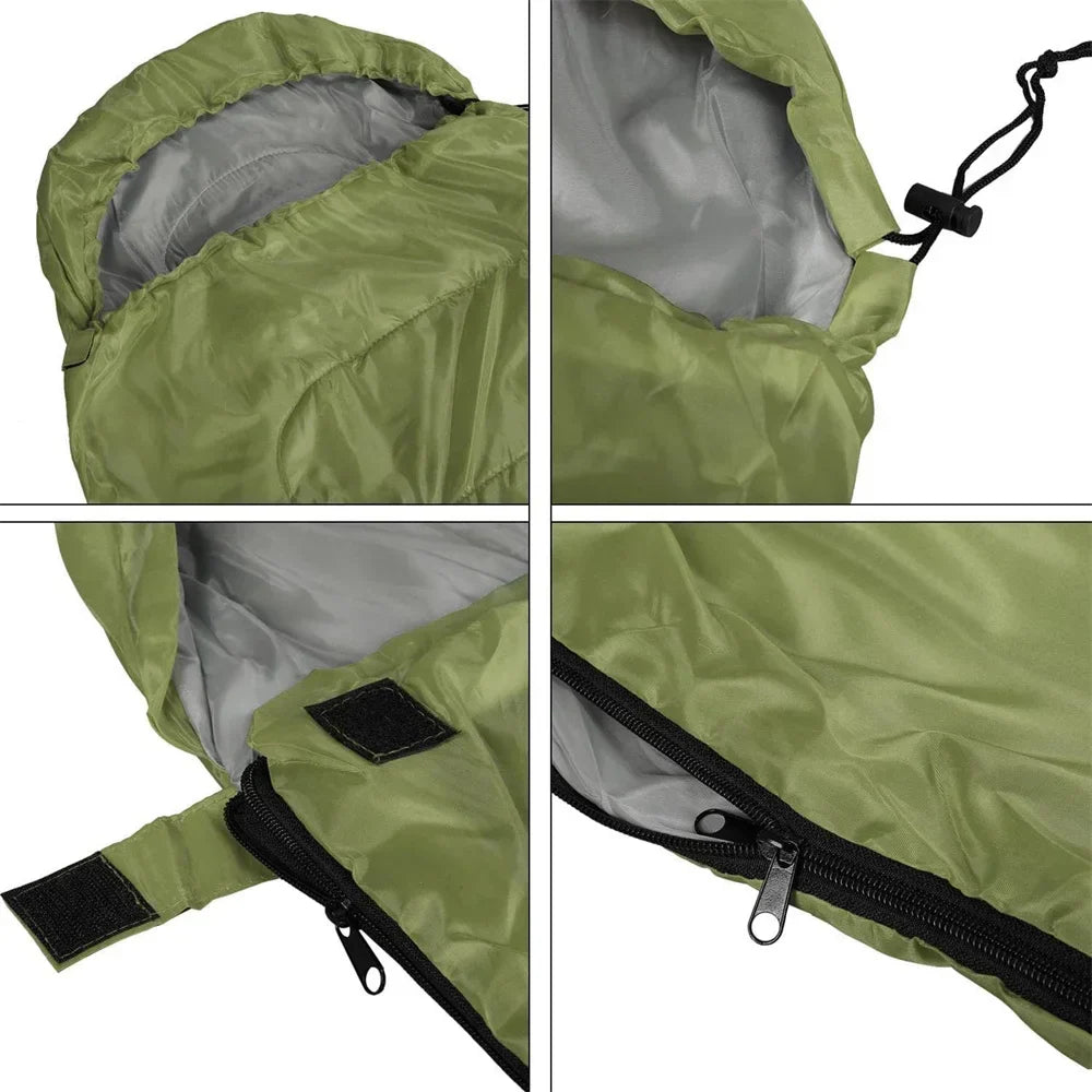 Ultralight Camping Sleeping Bag - Waterproof, 4-Season Warm Envelope for Backpacking, Outdoor Traveling & Hiking