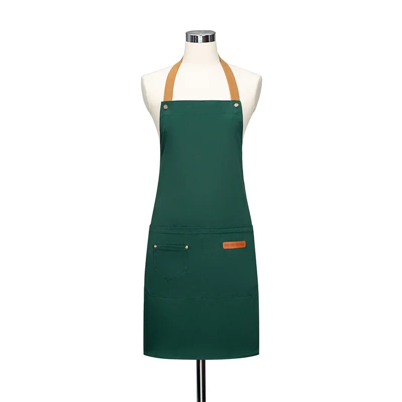 Waterproof Halter Apron – Unisex Kitchen Apron for Men & Women, Salon, Barbecue, Cleaning, Nail, and Roast Mandiles