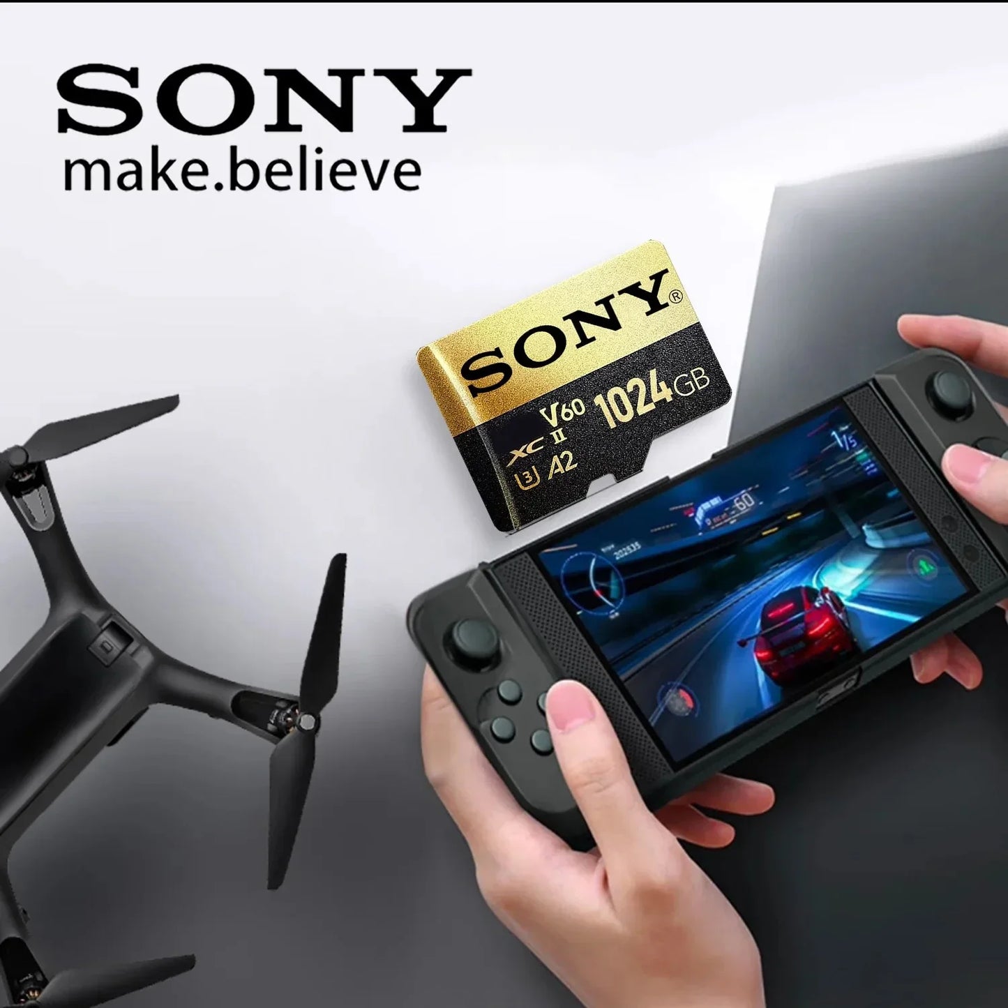 Sony Ultra Micro SD Card – 128GB/256GB/512GB/1TB A2 U3 V30 TF Memory Card for Phone & Computer