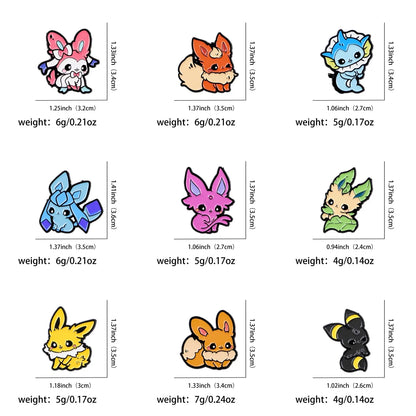 Cute Duck Enamel Pin Set - Cartoon Animal Lapel Brooches for Coats, Bags & Gifts