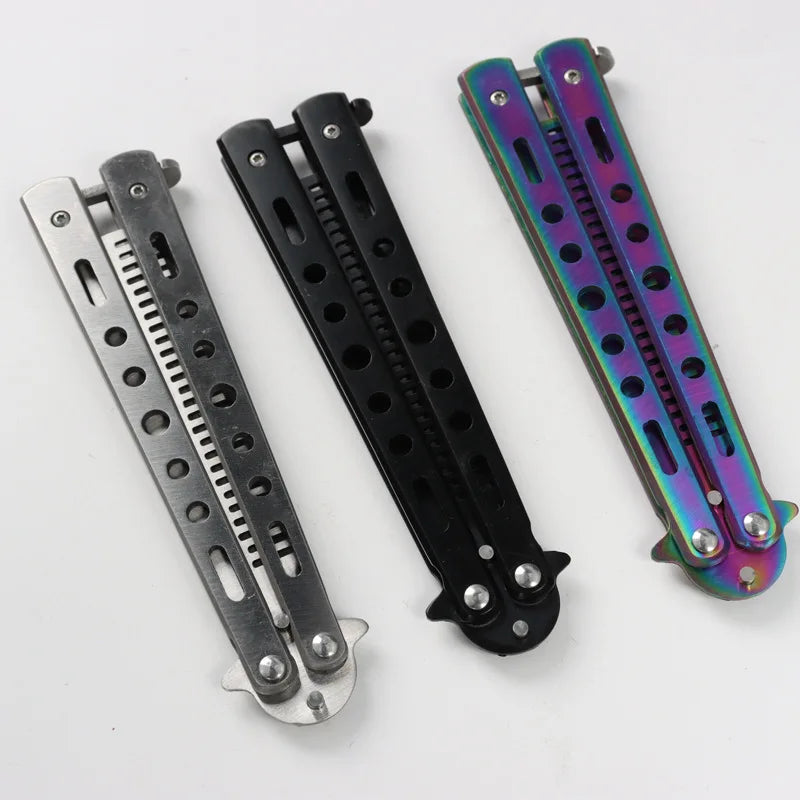 Butterfly Folding Comb for Men - Portable Metal Tip Comb, Convenient Carry Design
