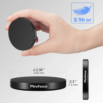 Magnetic Phone Holder for MagSafe with 1/4'' & 3/8'' Arri Holes Tripod Mount Adapter - Compatible with iPhone, Samsung, Huawei, Xiaomi Smartphones