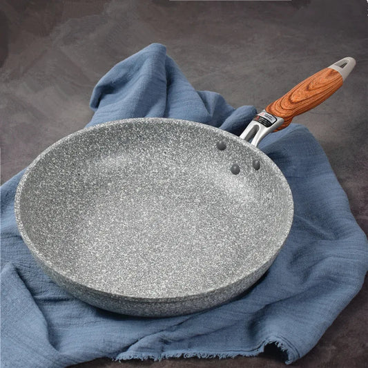 Durable Non-Stick Stone Frying Wok – Ceramic Skillet Pan for Induction, Gas Stove & Kitchen Cooking Set