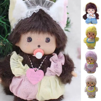 15cm Monkey Monqi Plush Toy – Cute Street Boy Doll for Bedroom Decor & Children’s Birthday Gift