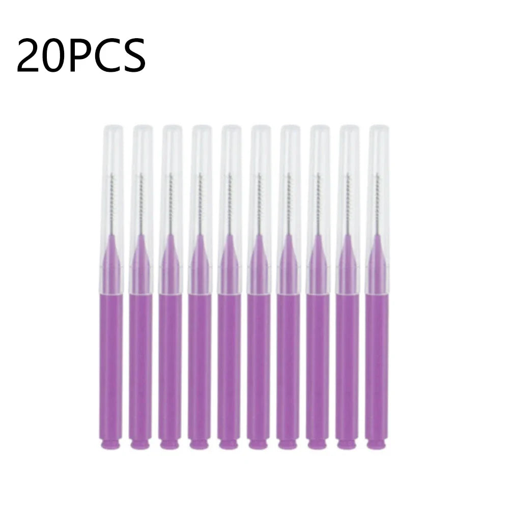 10/20/50PCS Mini Eyebrow & Lash Brushes – Disposable Bendable Brow Perm & Micro Eyelash Applicator Tools
